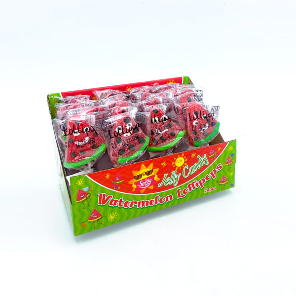 Watermelon Lollipops - 24 Pcs
